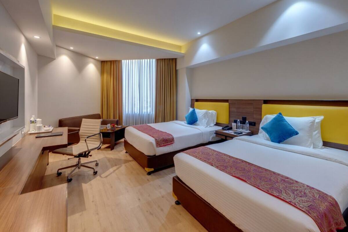 Premium bedding, in-room safe, desk, soundproofing