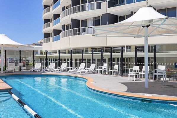 Indoor pool, outdoor pool