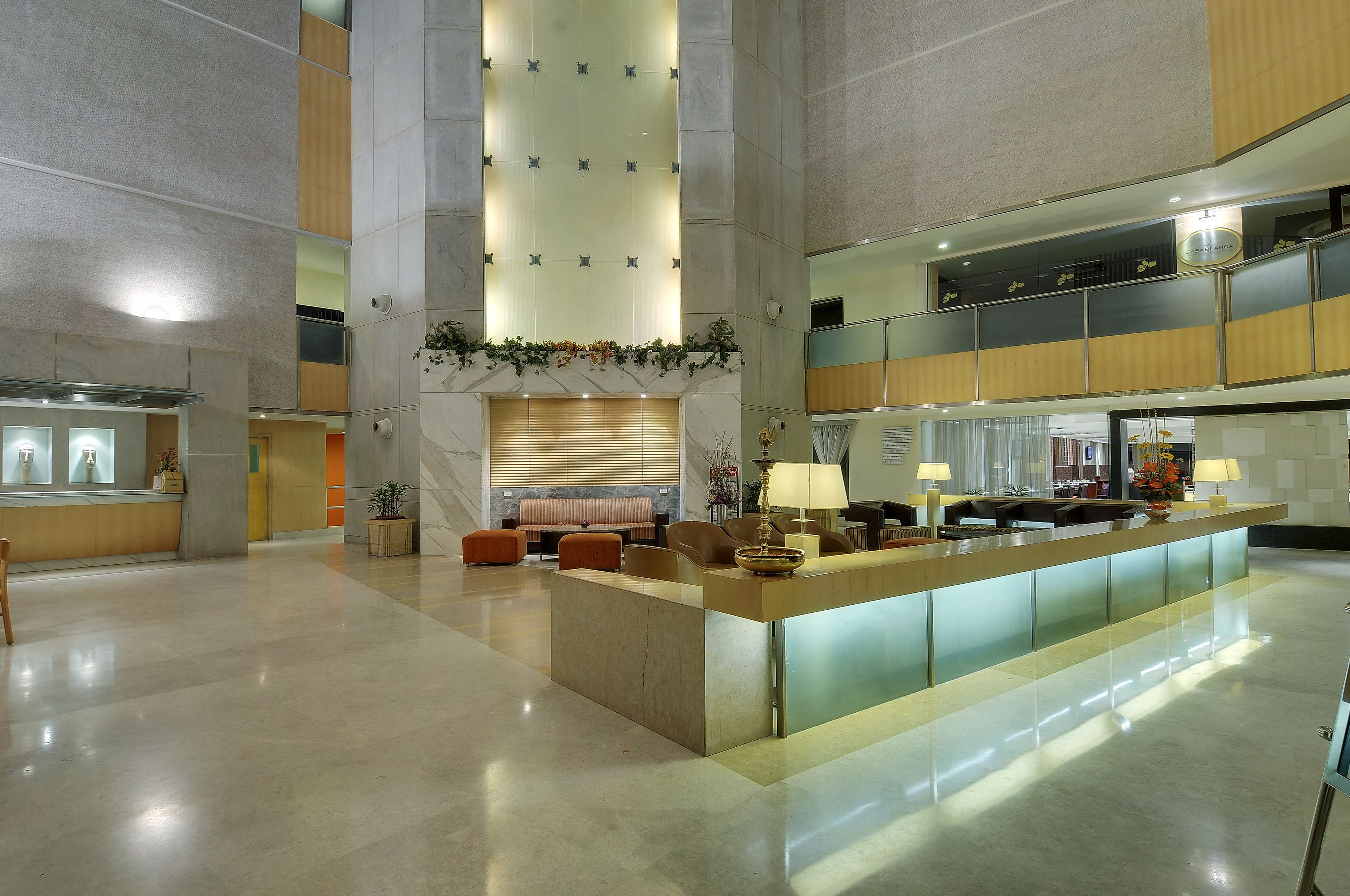 Interior entrance