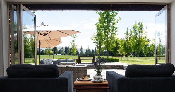 Blick auf den Garten