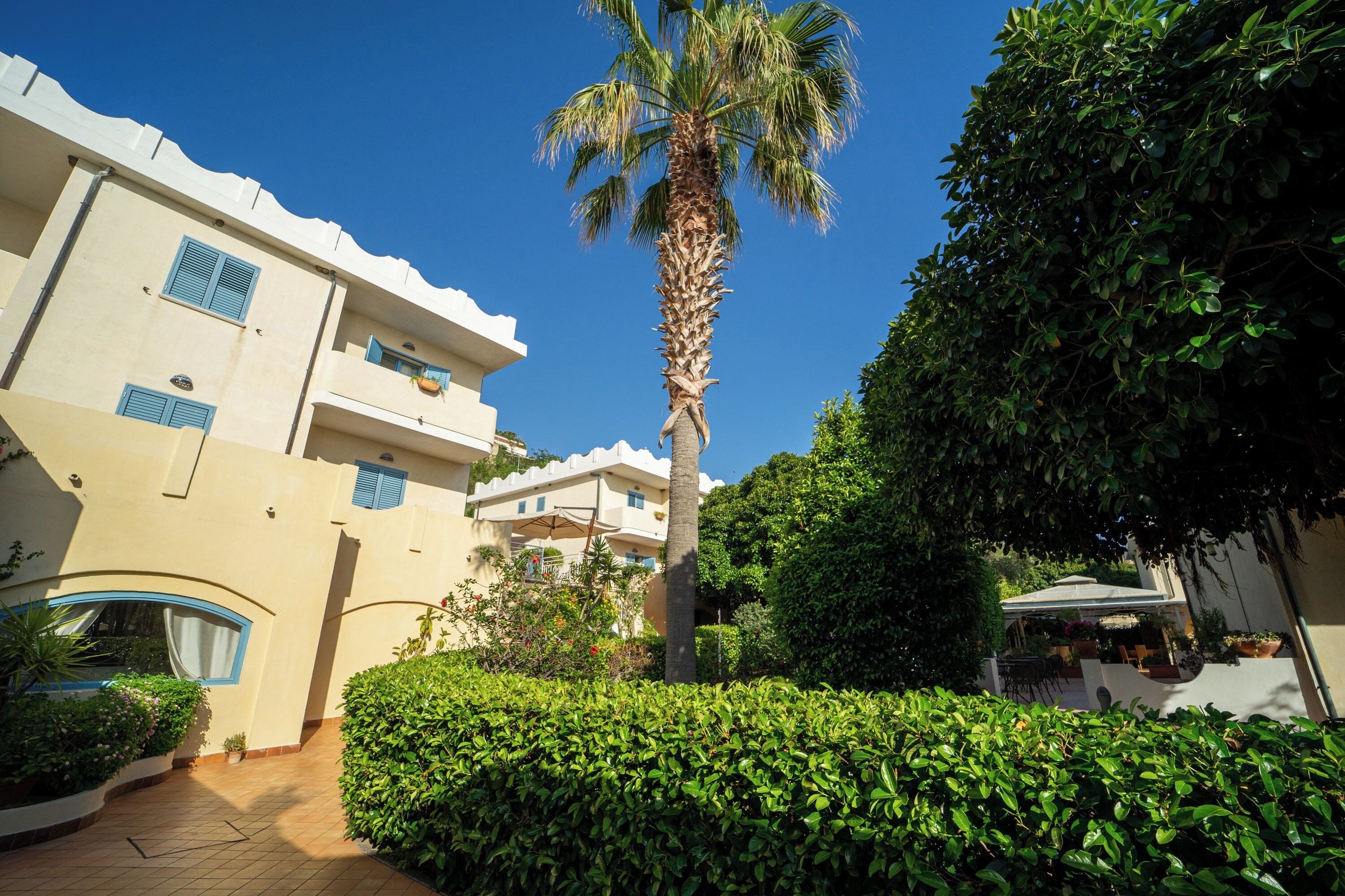 Voorkant van accommodatie