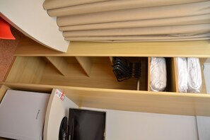 Premium bedding, pillow-top beds, minibar, desk