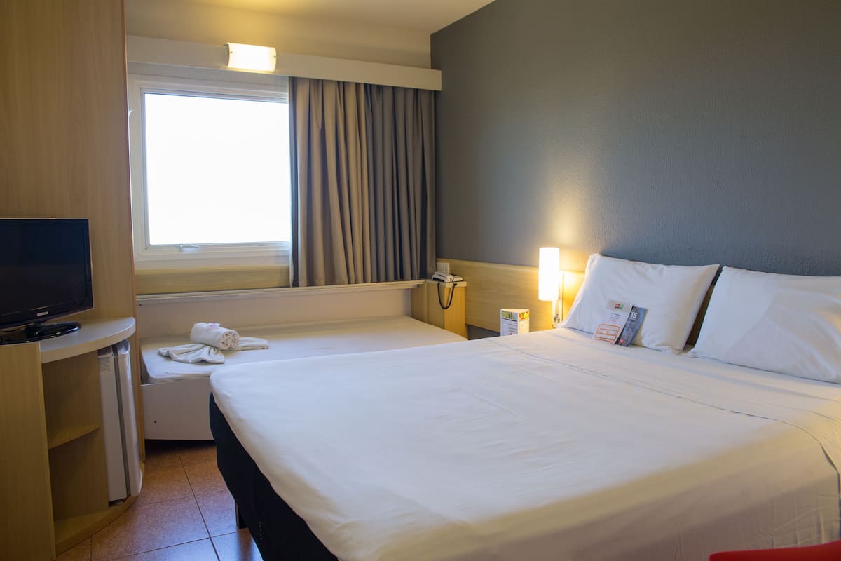 Premium bedding, pillow-top beds, minibar, desk