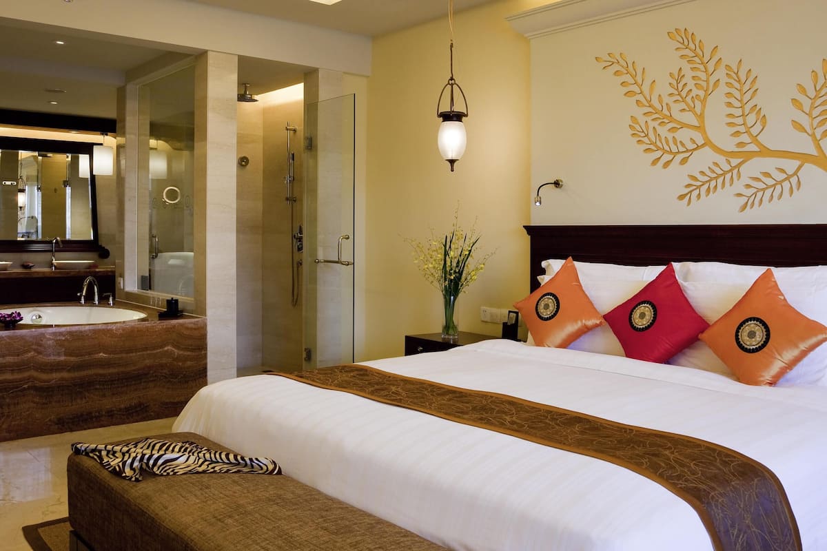 Family Room, 2 Bedrooms, Pool View | 1 bedroom, in-room safe, desk, laptop workspace