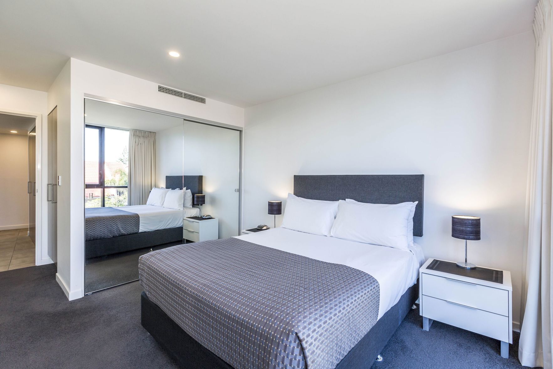 Individually decorated, individually furnished, laptop workspace