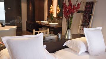 Down duvets, minibar, in-room safe, individually decorated