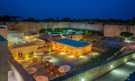 Aerial view. Cave Bianche Hotel