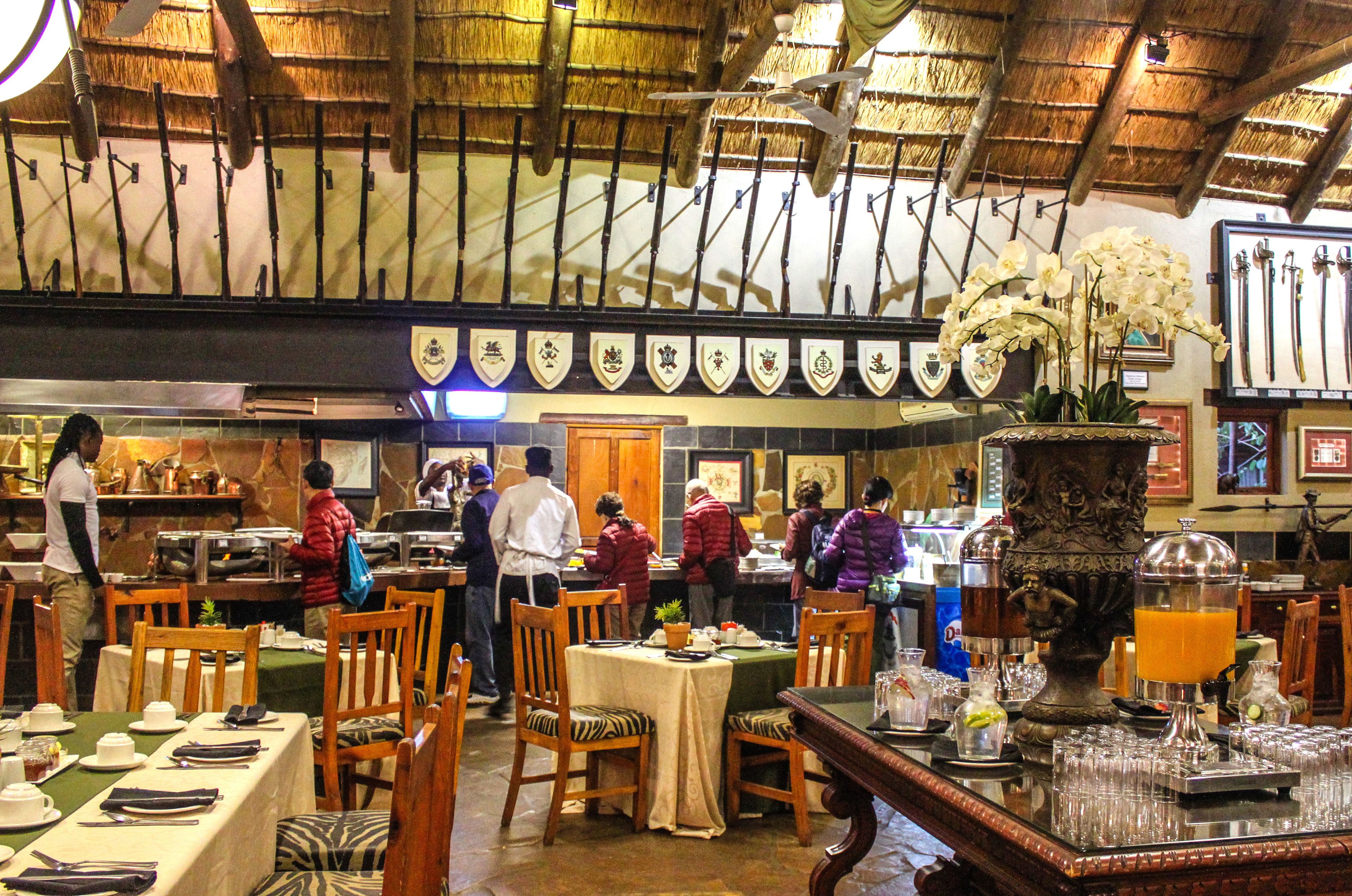 Free buffet breakfast