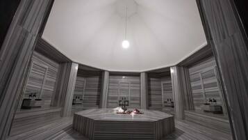 Sauna, hot tub, steam room, Turkish bath, body treatments, body wraps