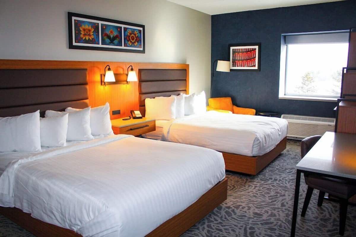 Desk, iron/ironing board, rollaway beds (free), WiFi (free)