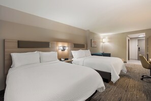 Premium bedding, pillow-top beds, in-room safe, desk