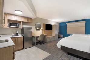 Premium bedding, pillow-top beds, in-room safe, desk