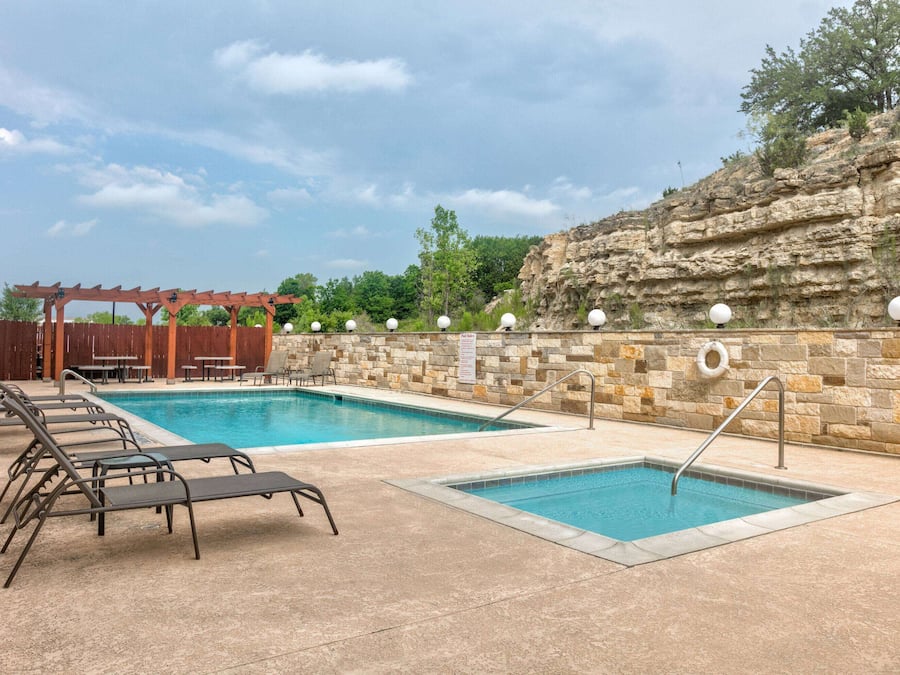 Seasonal outdoor pool