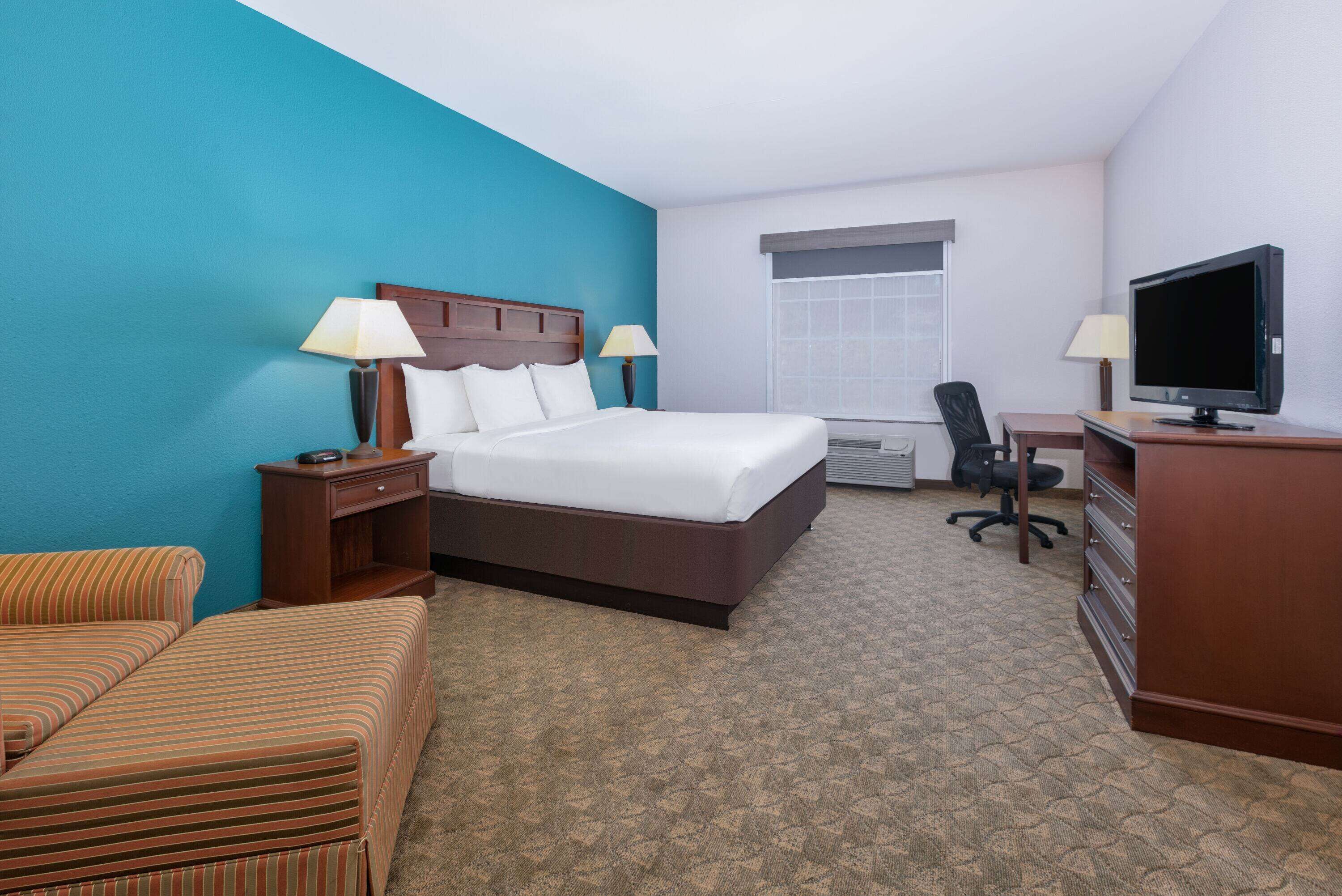 pillow-top beds, in-room safe, desk, laptop workspace