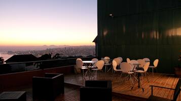 Vue depuis lâhĂ©bergement