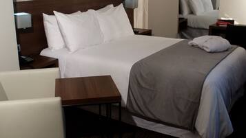 Premium bedding, minibar, in-room safe, desk