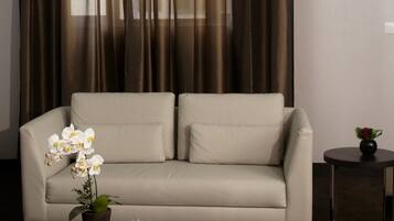 Premium bedding, minibar, in-room safe, desk