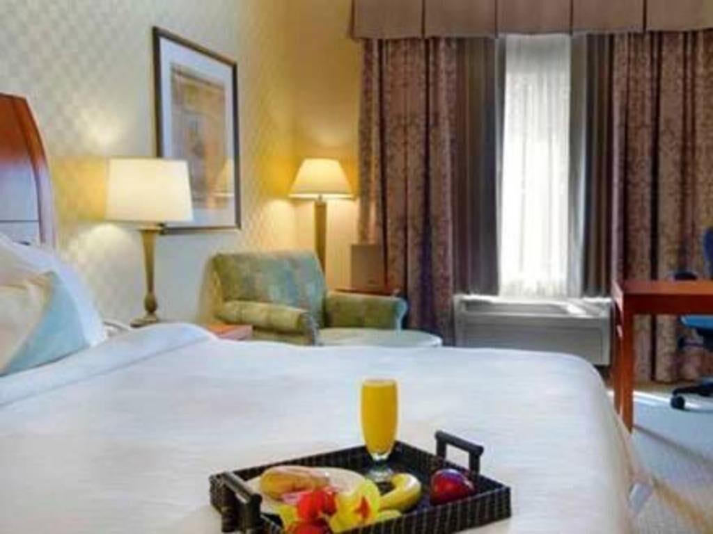 In-room safe, blackout curtains, iron/ironing board