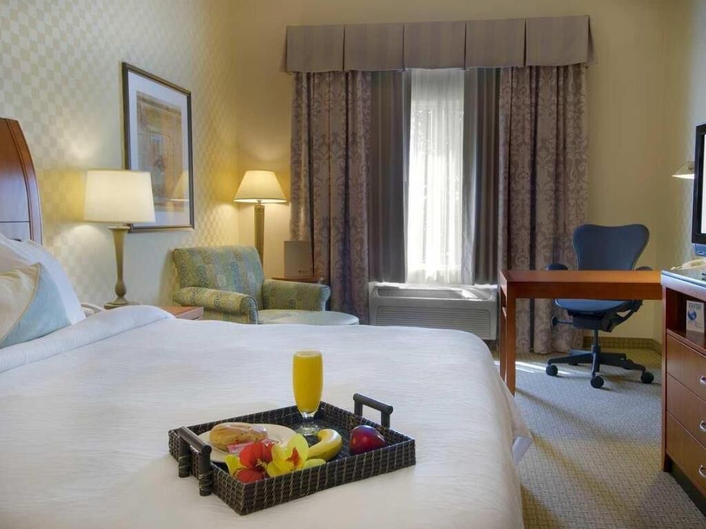 In-room safe, blackout curtains, iron/ironing board