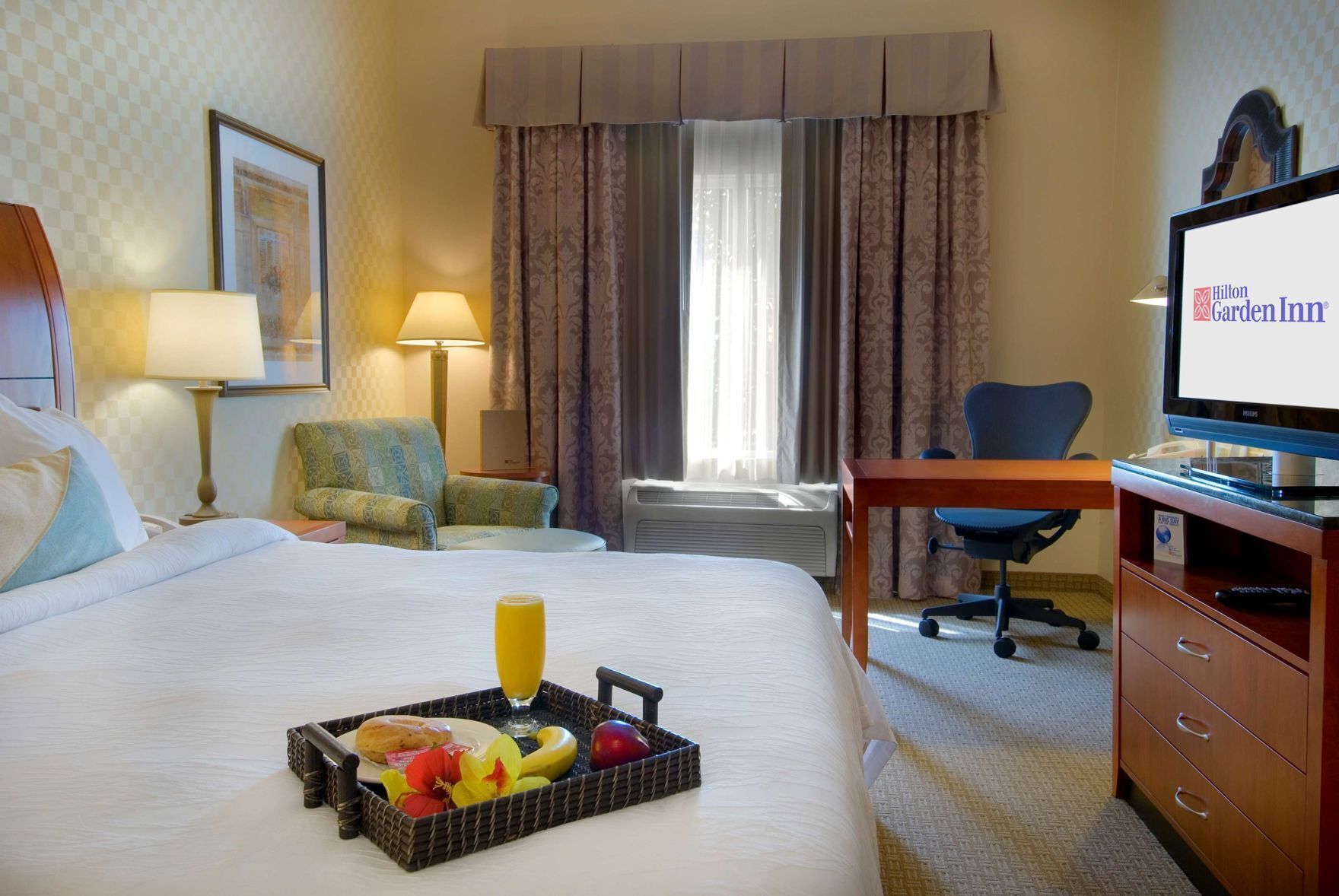 In-room safe, blackout curtains, iron/ironing board