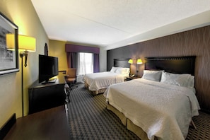 Room, 2 Queen Beds, Non Smoking | Desk, blackout curtains, iron/ironing board, free cots/infant beds