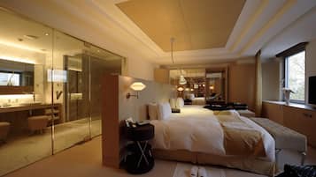 总统套房, 无烟房 (Grand in Grand,lounge access) | 羽绒被、特色家居、遮光窗帘、免费 WiFi