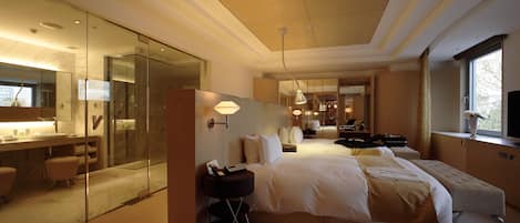 Presidential-Suite, Nichtraucher (Grand in Grand,lounge access) | Daunenbettdecken, individuell eingerichtet, Verdunkelungsvorhänge