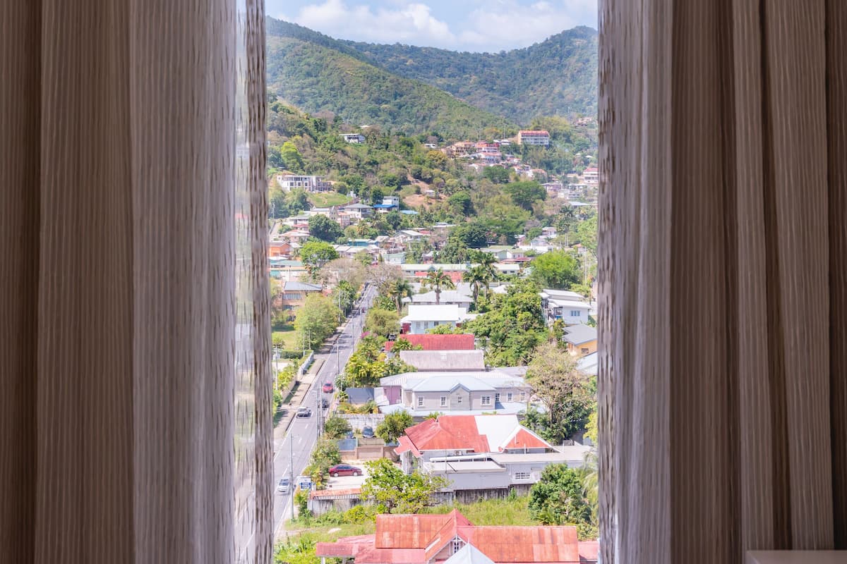 room, 2 queen beds (island) | view from room