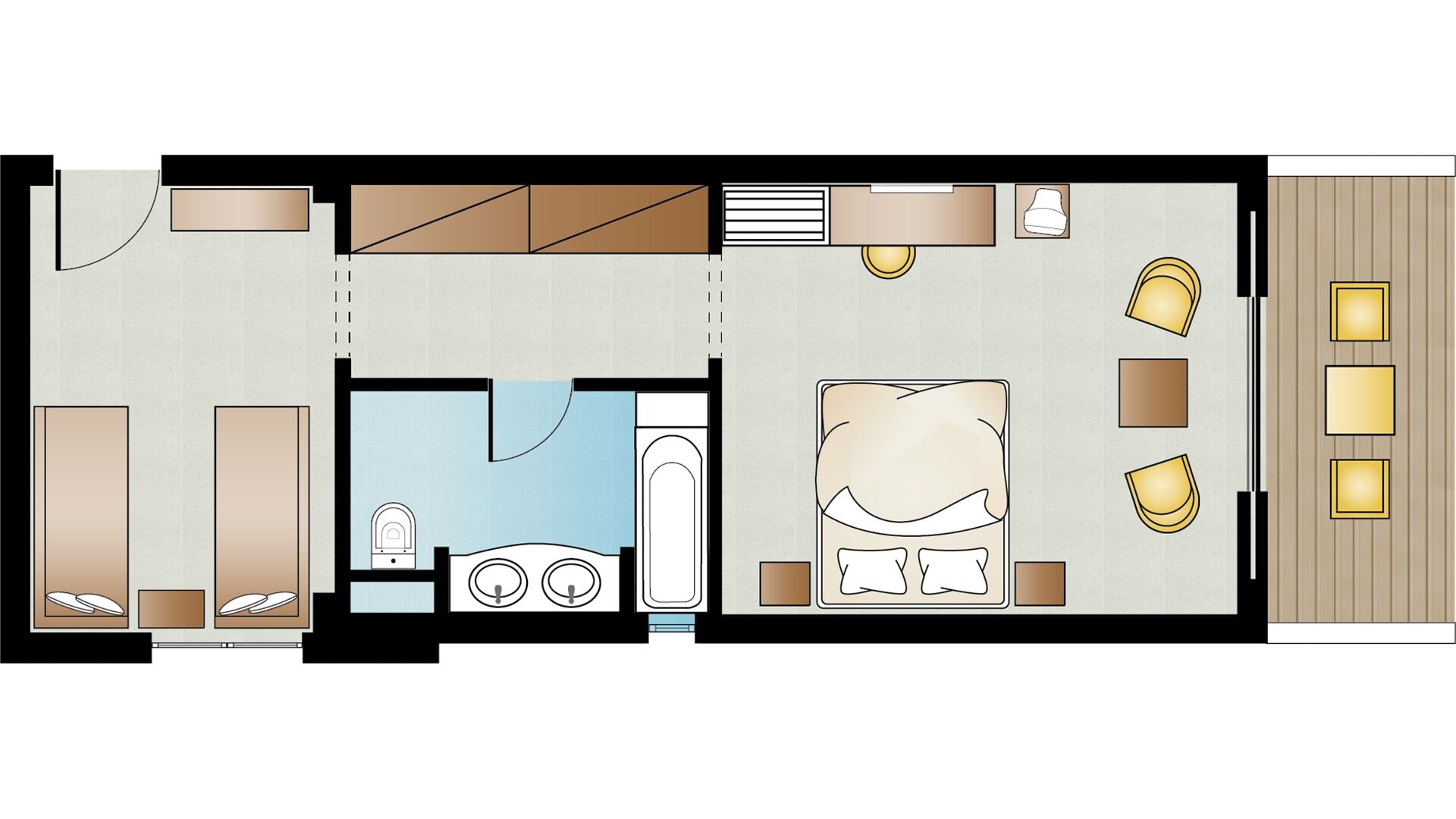 famous family bungalow sea view | floor plan