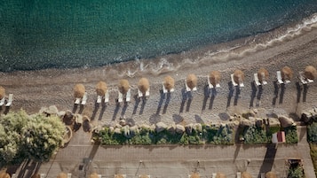 Private beach nearby, sun loungers, beach umbrellas, beach towels
