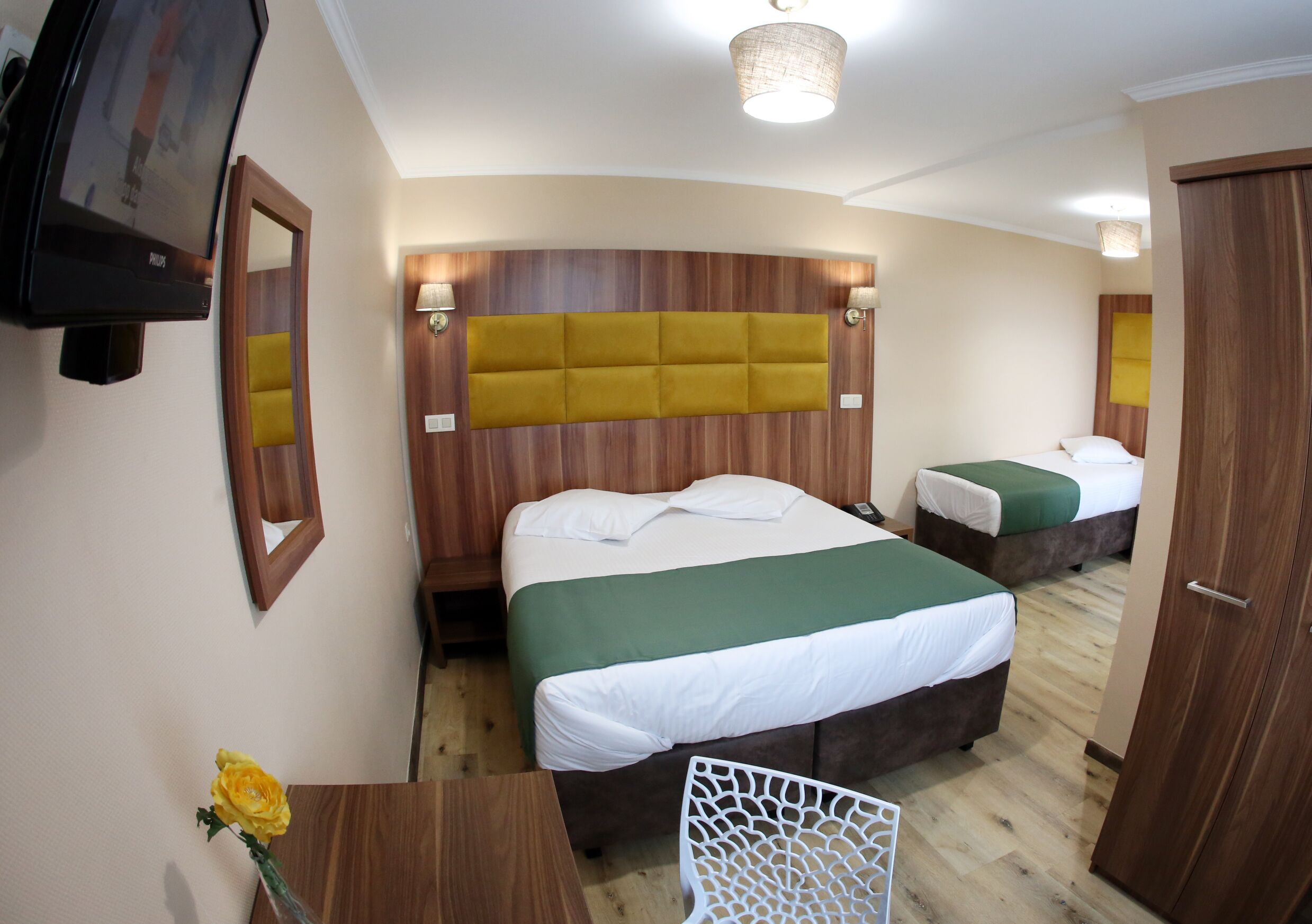 Superior Triple Room, Private Bathroom | In-room safe, desk, iron/ironing board, free WiFi