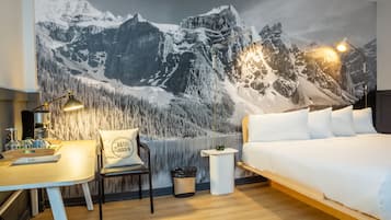 1 habitaciĂłn, sistema de insonorizaciĂłn y tabla de planchar con plancha