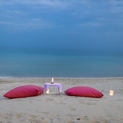 On the beach