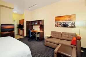 Studio, 1 King Bed with Sofa bed | Premium bedding, desk, blackout curtains, iron/ironing board - TownePlace Suites by Marriott St. George (St. George)