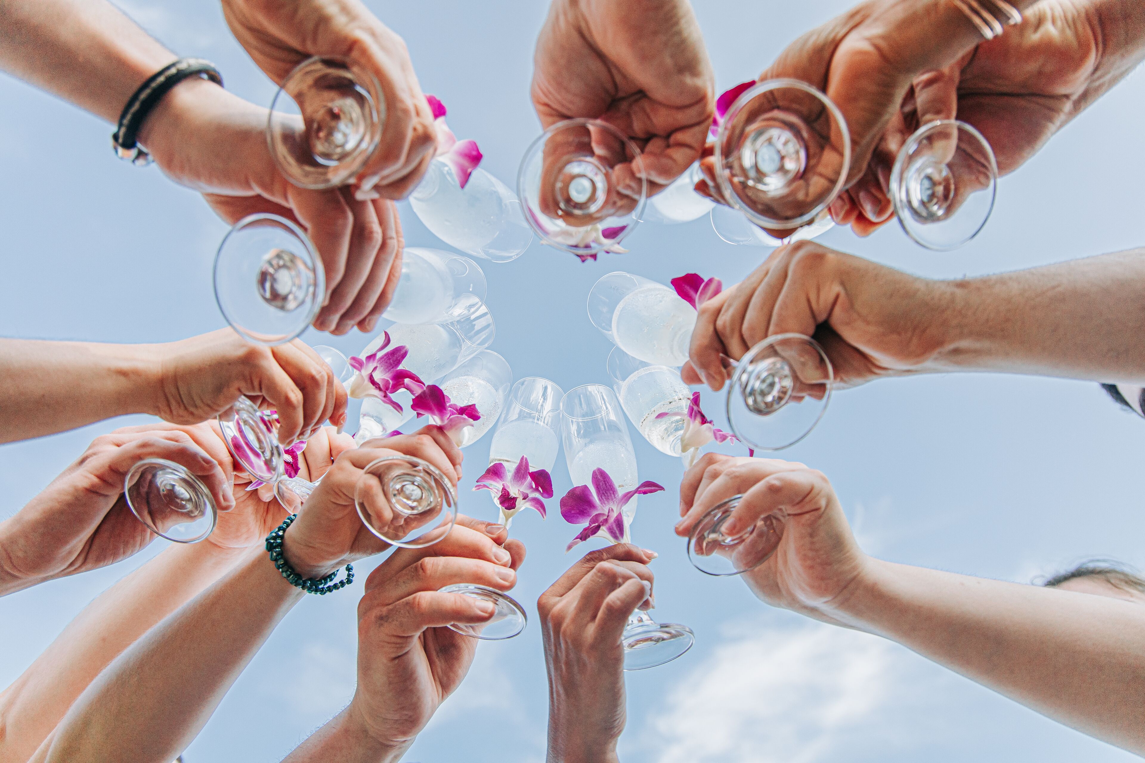 on the beach, sun-loungers, beach umbrellas, beach towels