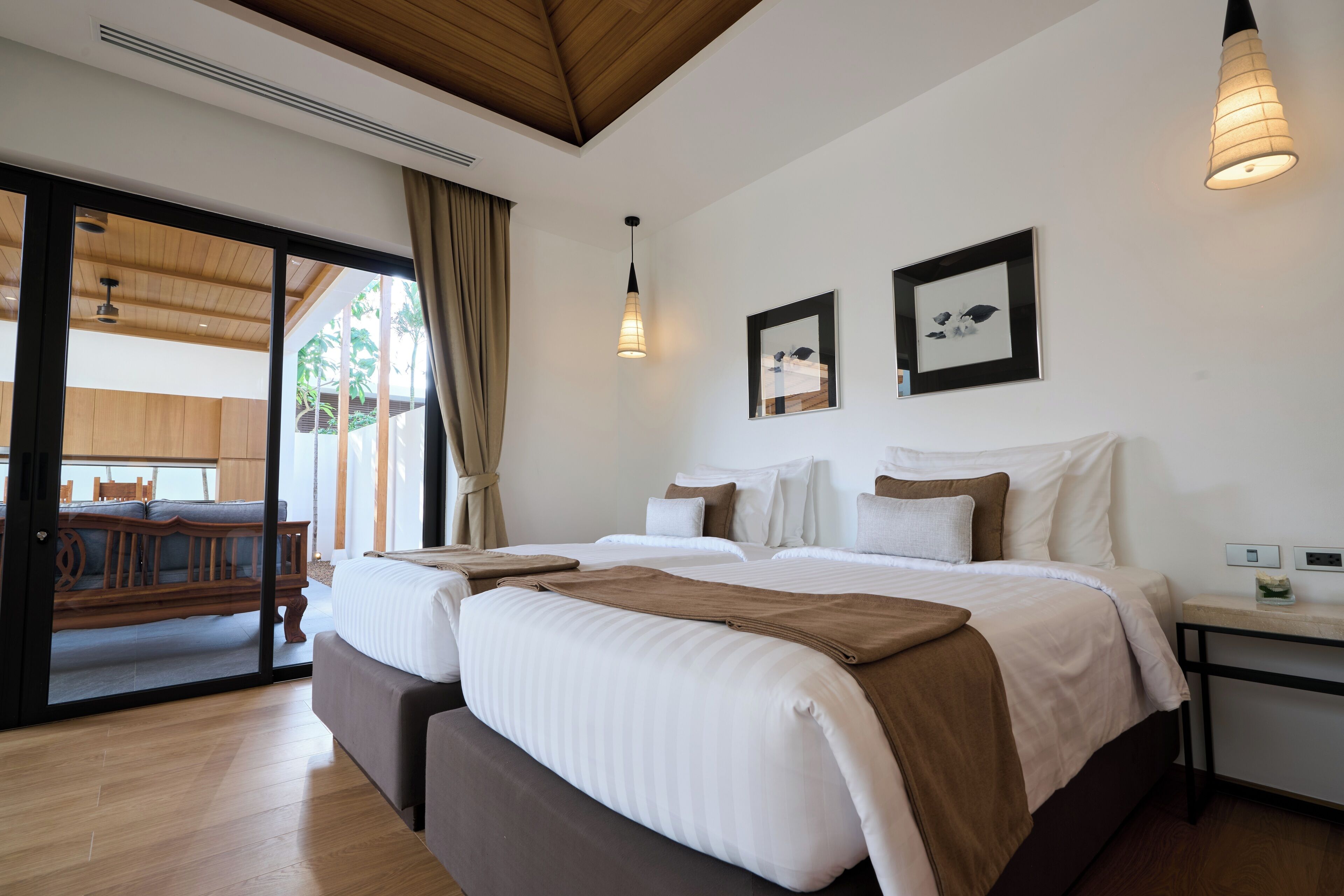 2 Bedrooms Superior Pool Villa | Minibar, in-room safe, individually decorated, desk