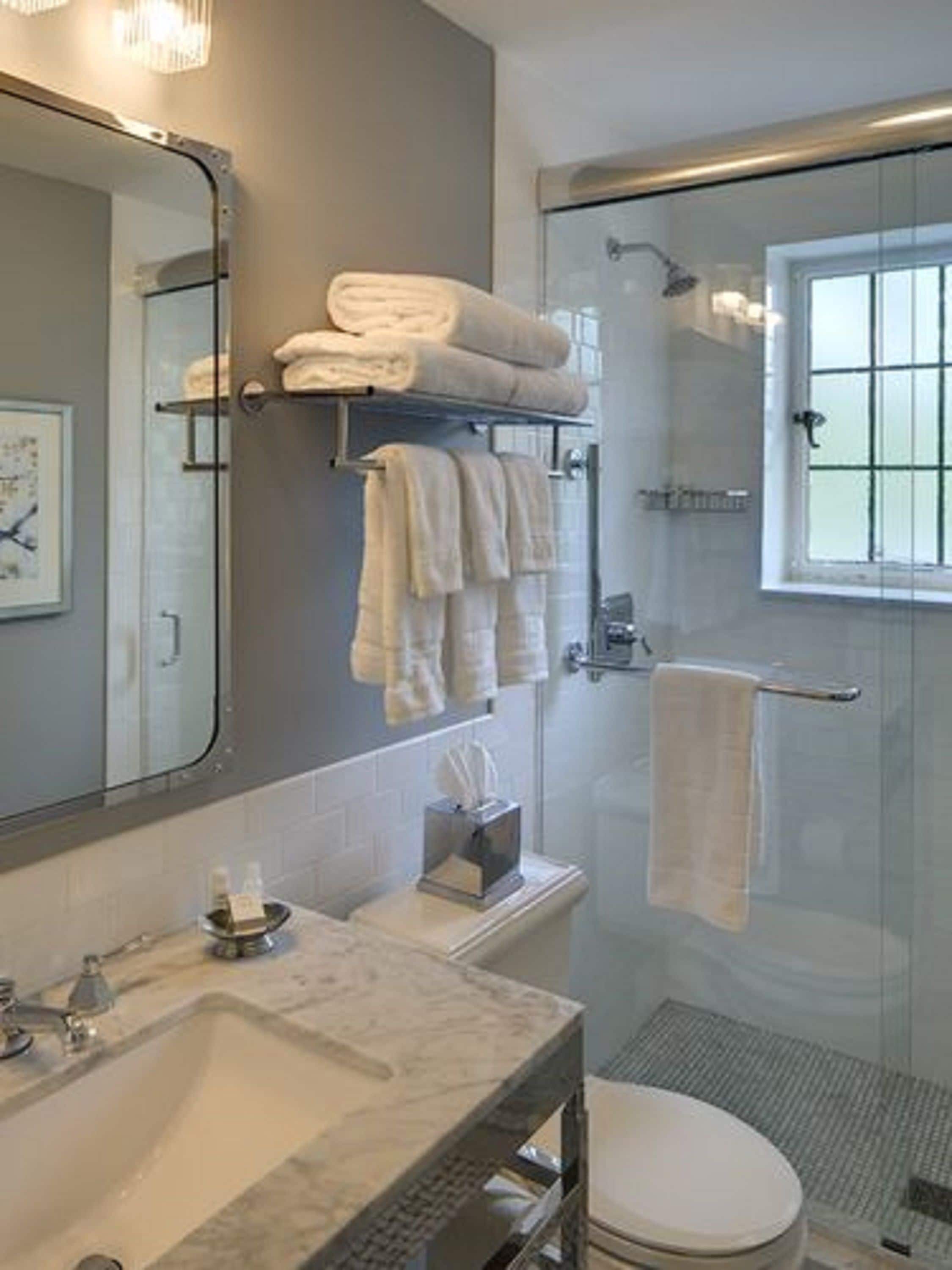 hair dryer, bathrobes, towels