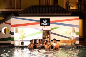 Poolside bar