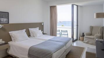 One bedroom Memmo Suite, Frontal Sea view | Egyptian cotton sheets, premium bedding, minibar, in-room safe