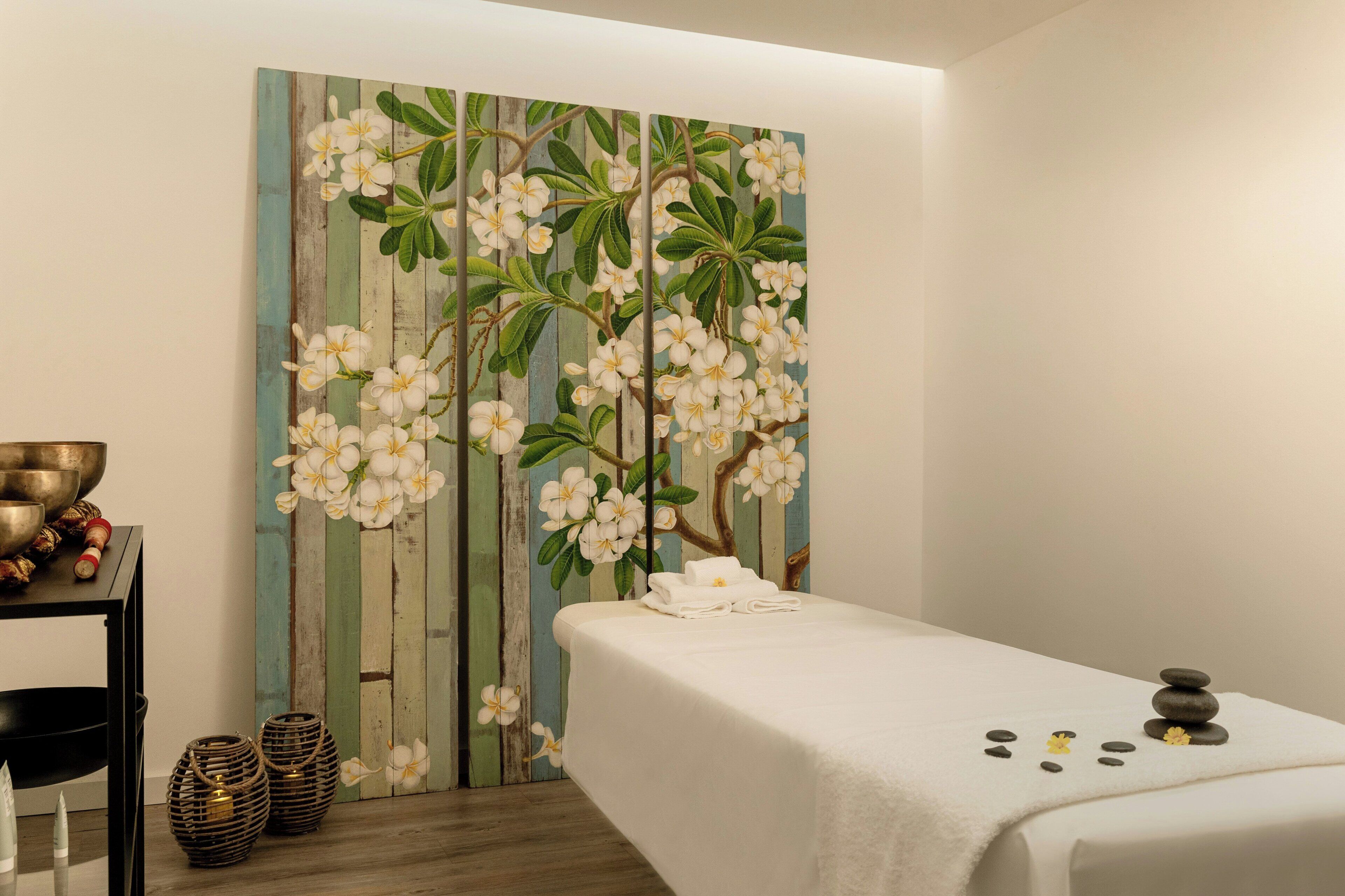 Body treatments, hot stone massages, body wraps, body scrubs
