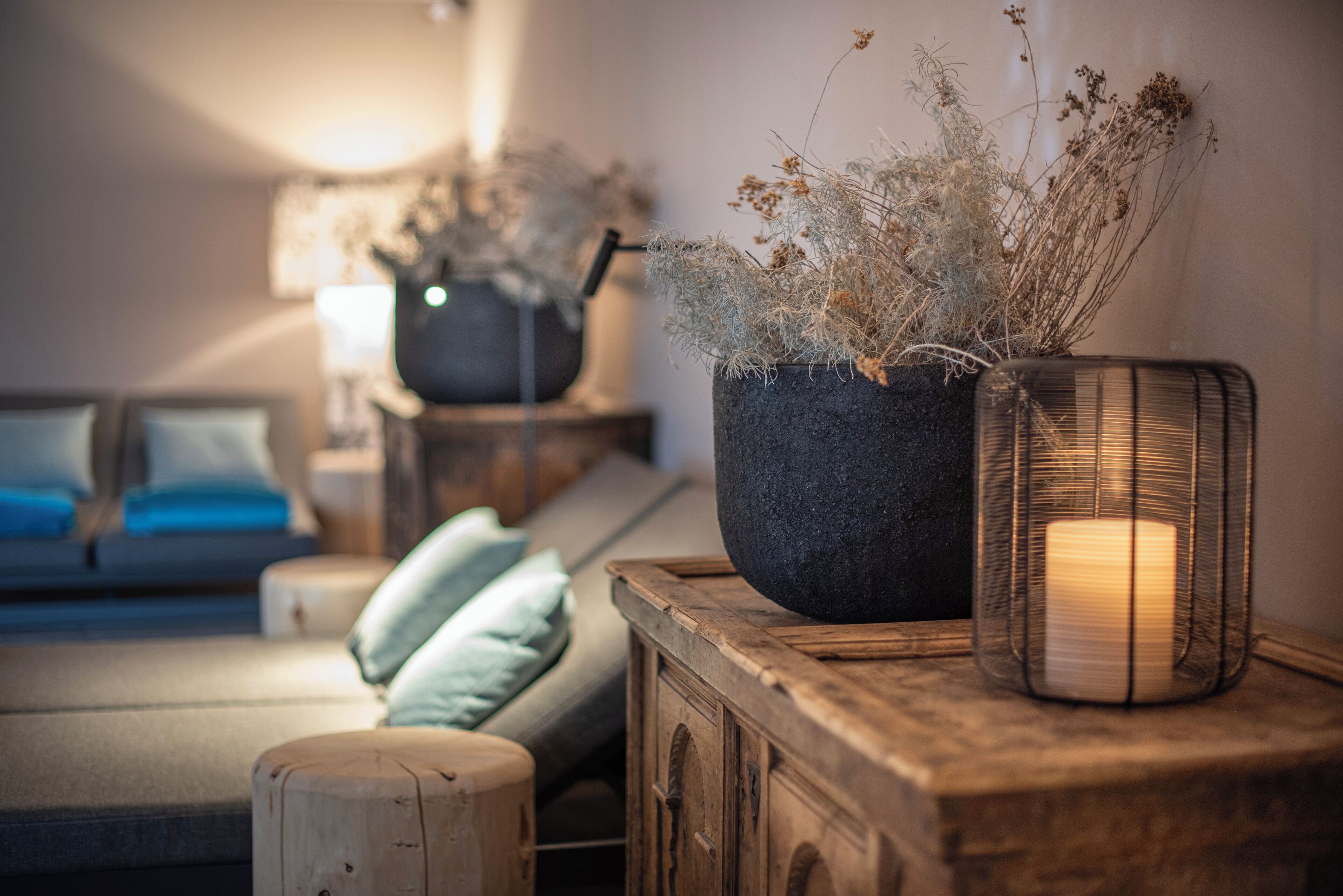 Behandlingsrom for par, kroppsbehandlinger og aromaterapi