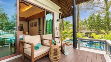 Villa, 1 King Bed (Pool) | View from room