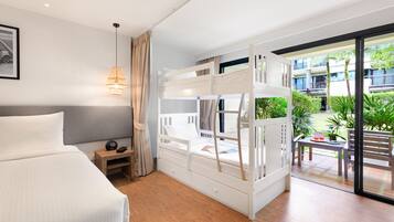 Chambre Familiale, 1 trĂšs grand lit, terrasse (Garden) | 1 chambre, coffres-forts dans les chambres