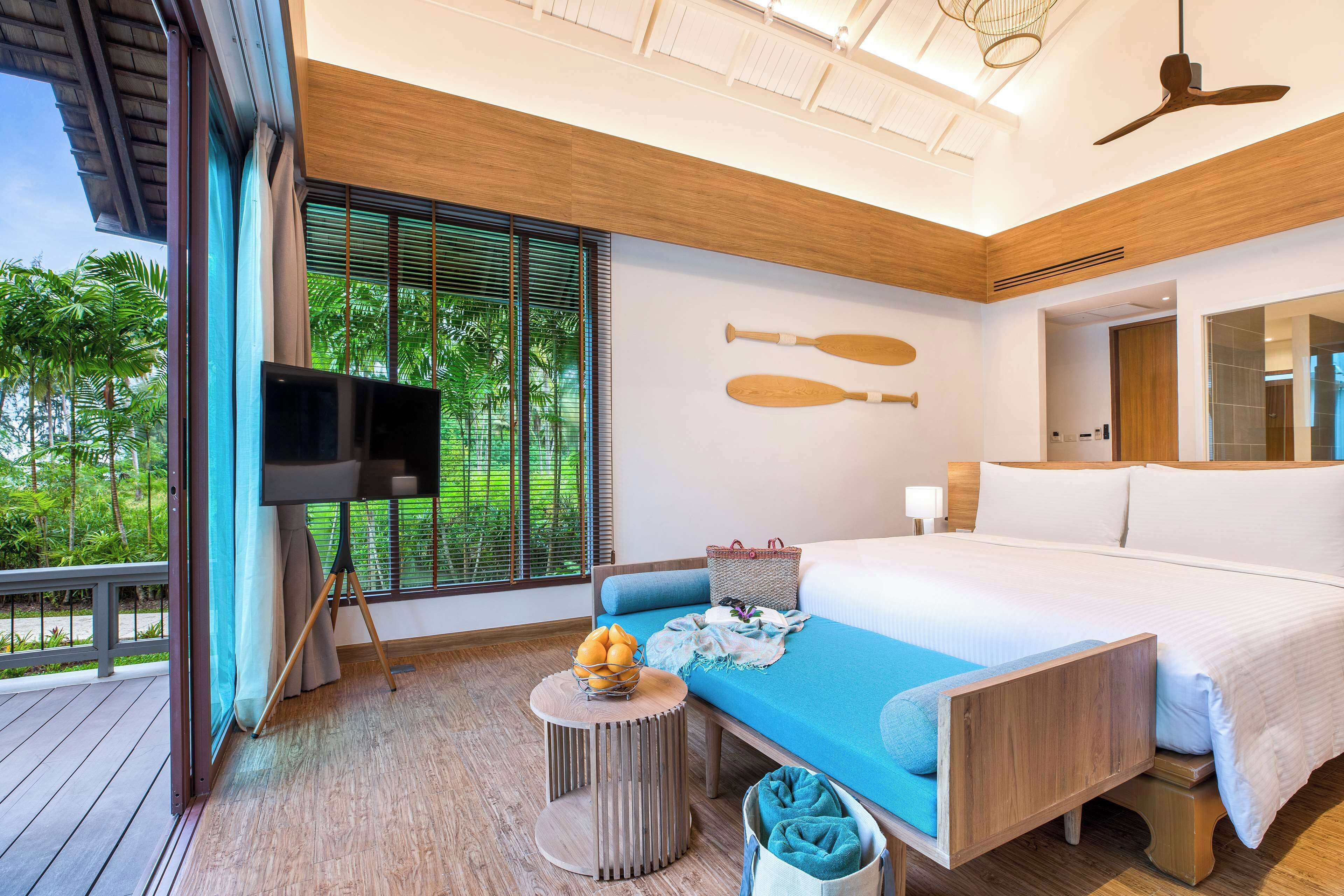 วิลล่า, เตียงคิงไซส์ 1 เตียง (Pool) | ตู้นิรภัยในห้องพัก, พื้นที่ทำงานแบบใช้แล็ปท็อป, ผ้าม่านกันแสง