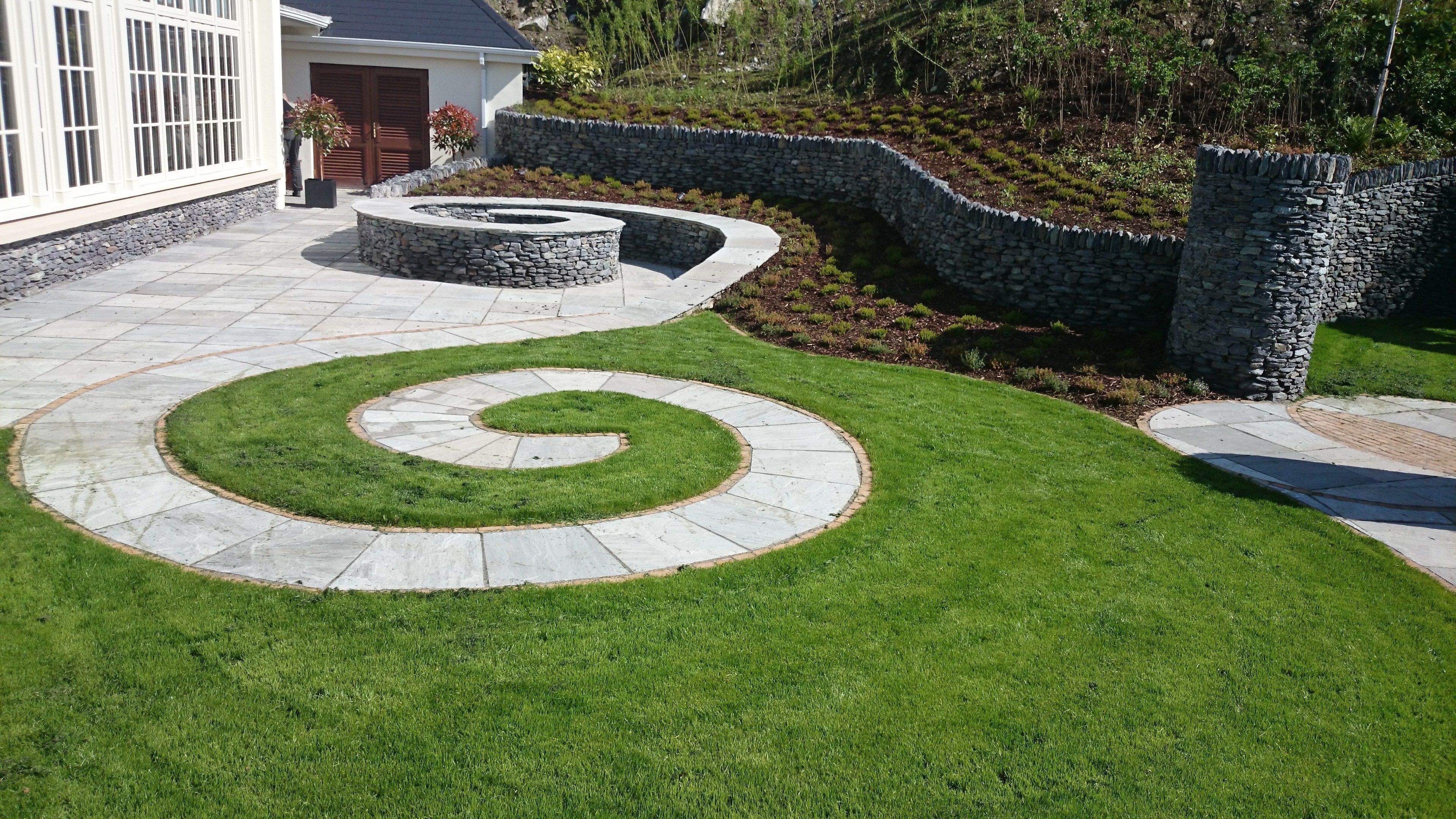 outdoor wedding area