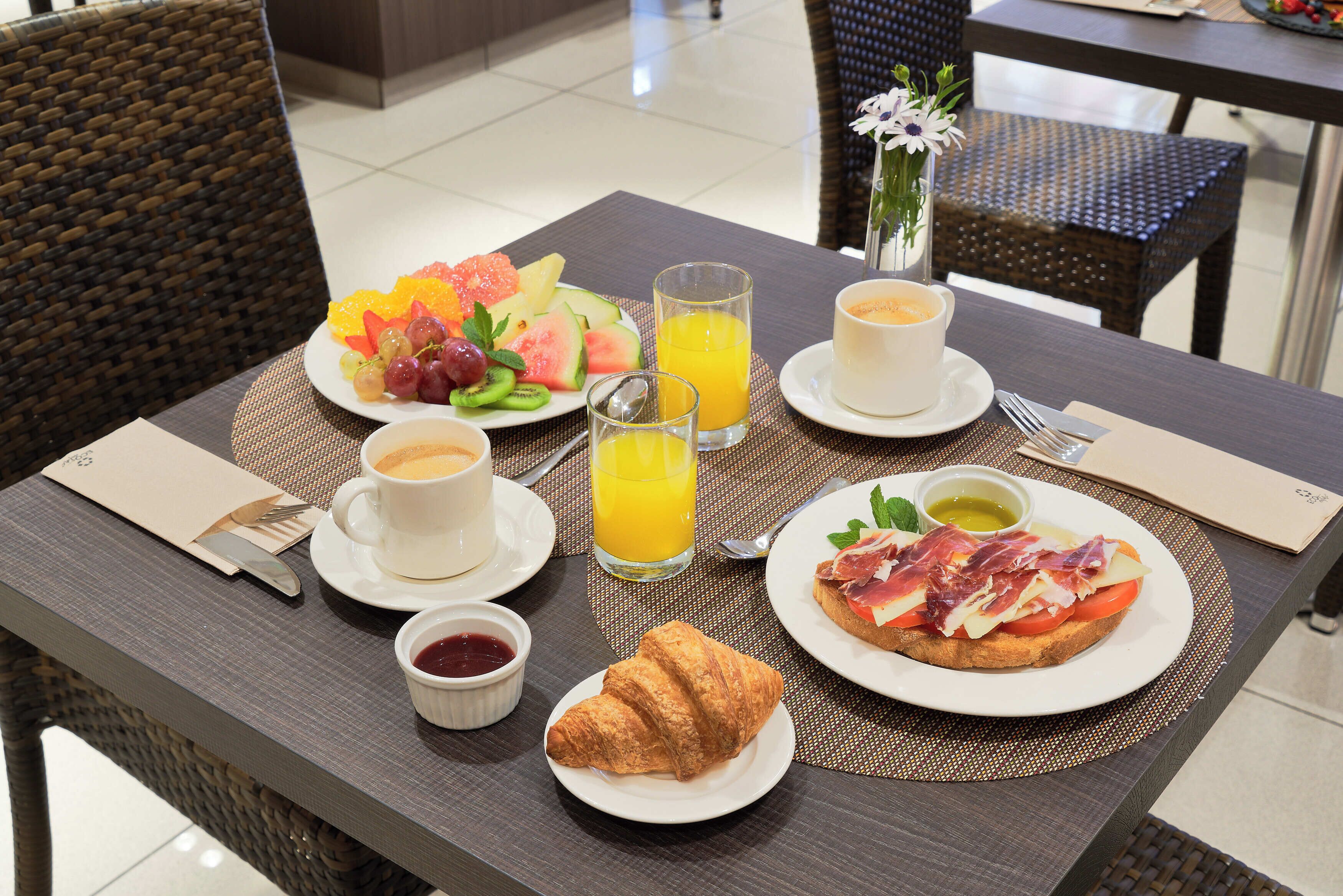 daily buffet breakfast (eur 13 per person)