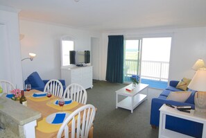 32-inch flat-screen TV with cable channels, TV - Sandcastle Resort and Club (Provincetown)