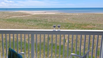 Vue sur la plage/lâocĂ©an