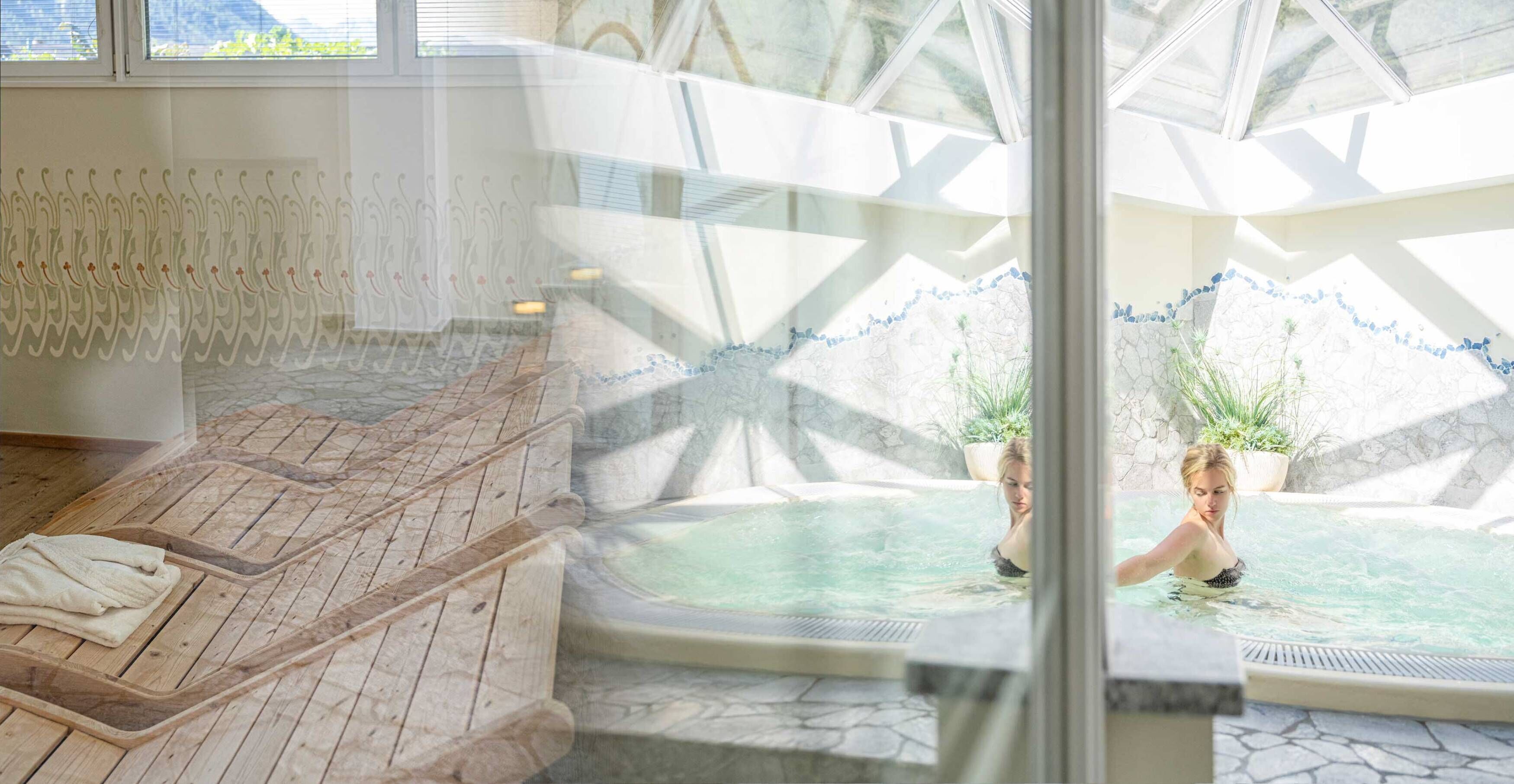 Sauna, hot tub, steam room, hot springs, Turkish bath, body treatments