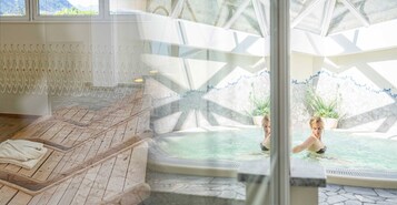 Sauna, hot tub, steam room, hot springs, Turkish bath, body treatments